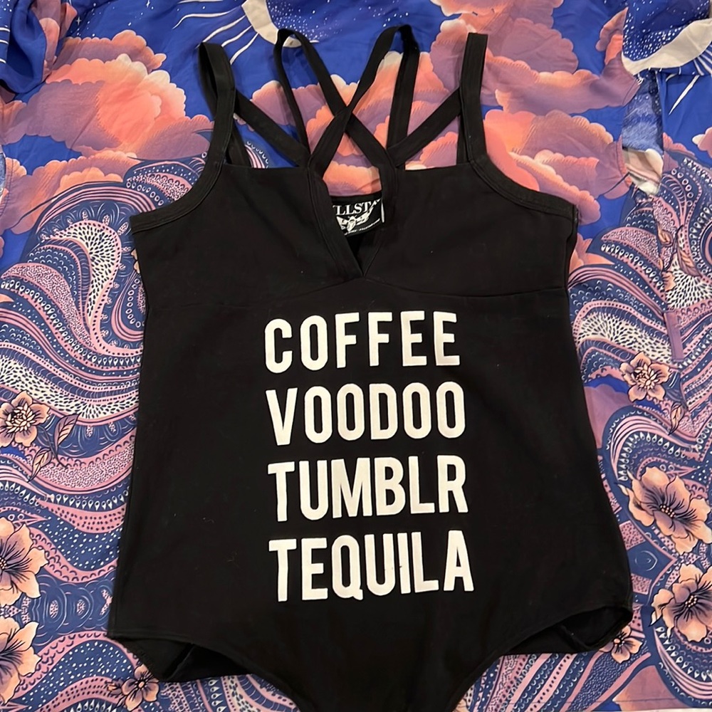 Coffee Voodoo Tumblr Tequila killstar Bodysuit